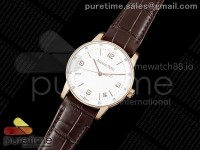 Code 11.59 RG 15210 APSF 1:1 Best Edition White Dial on Brown Leather Strap SA4302 Super Clone