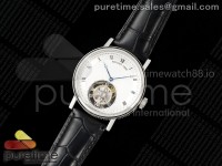 Classique Tourbillon YG RMS Best Edition White Roman Dial on Black Leather Strap Style 2