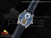 Master Ultra Thin Tourbillon 13234E1 APSF Best Edition on Blue Leather Strap