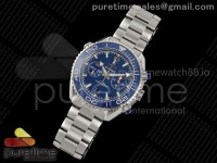 Seamaster 600m Chrono SS VRF 1:1 Best Edition Blue Dial on SS Bracelet A9900