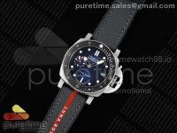 PAM1565 Submersible Luna Rossa 42mm VSF 1:1 Best Edition on Gray Nylon Strap P900