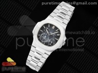 Nautilus 5712 SS PPF 1:1 Best Edition Blue Dial on SS Bracelet PPF240 Super Clone V4+