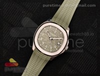 Prototype - Aquanaut 5168G 42mm SS DDF 1:1 Best Edition Green Dial on Green Rubber Strap DD330 Super Clone (Weighted, Pre Order)