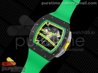 RM061 Black Ceramic APSF 1:1 Best Edition on Green Rubber Strap RMUL2 Super Clone