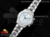 Daytona 116576TBR SWF 1:1 Best Edition Ice Blue Dial on SS Bracelet SH4130 V2 (Mod Version)