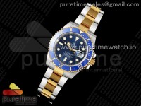 Submariner 41mm 126613 LB Blue Ceramic EWEF 1:1 Best Edition on SS/YG Bracelet A3235