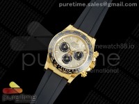 Daytona 126518 VSF 1:1 Best Edition YG/Black Dial on Oysterflex Strap VS4131 V2 (Weighted)