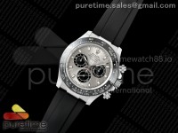 Daytona 116519 SS 3CF 1:1 Best Edition Gray/Black Dial on Oysterflex Strap SH4130 V2 (Mod Version)