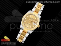 DateJust 36 SS/YG 126233 ARF 1:1 Best Edition YG Stick Dial on Oyster Bracelet SH3235