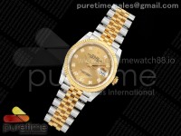 DateJust 36 SS/YG 126233 ARF 1:1 Best Edition YG Diamonds Dial on Jubilee Bracelet SH3235