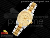 DateJust 36 SS/YG 126233 ARF 1:1 Best Edition YG Computer Dial on Oyster Bracelet SH3235