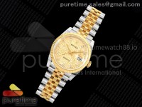 DateJust 36 SS/YG 126233 ARF 1:1 Best Edition YG Computer Dial on Jubilee Bracelet SH3235