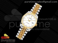 DateJust 36 SS/YG 126233 ARF 1:1 Best Edition White Stick Dial on Jubilee Bracelet SH3235