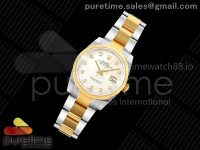 DateJust 36 SS/YG 126233 ARF 1:1 Best Edition White MOP Diamonds Dial on Oyster Bracelet SH3235