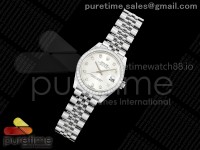 DateJust 31 Ladies Diamonds Bezel SS THB 1:1 Best Edition Silver Diamonds Dial on Jubilee Bracelet A2236