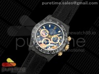 Daytona DIW N6F 1:1 Best Edition Blue Fish Dial on Black Nylon Strap SA4130