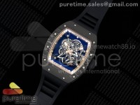 RM055 NTPT ZF 1:1 Best Edition RG Bezel Black Crown on Rubber Strap RMUL2 Super Clone V2
