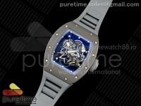 RM055 Gray Ceramic MLF 1:1 Best Edition on Gray Rubber Strap RMUL2 Super Clone