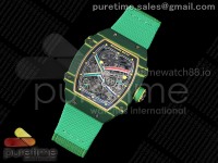 Custom Made RM67-02 Green NTPT Wayde van Niekerk on Green Nylon strap CRMA7 Clone