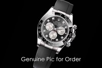 Daytona 126519 VSF 1:1 Best Edition Black/Silver Diamonds Dial on Oysterflex Strap VS4131 V2 (Weighted)