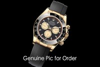 Daytona 126518 VSF 1:1 Best Edition Black/YG Dial on Oysterflex Strap VS4131 V2 (Weighted)