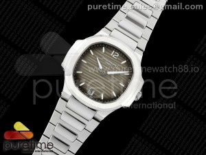 Nautilus 7118 Ladies SS MSF 1:1 Best Edition Gray Dial on SS Bracelet 324CS