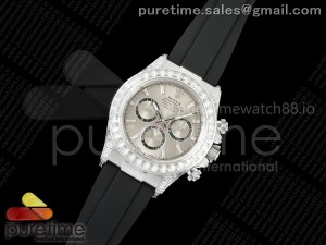 Daytona 126539tbr EWEF 1:1 Best Edition 904L Steel Gray Dial on Oysterflex Strap SH4131