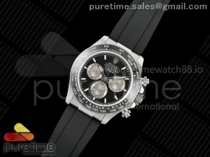 Daytona 126519 QF 1:1 Best Edition Black/Silver Dial on Oysterflex Strap QF4131 V10 (Gain Weight)