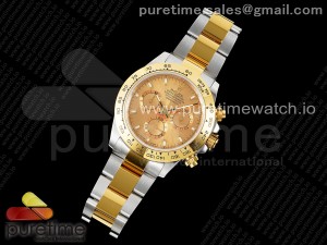 Daytona 116523 SS/YG VRF 1:1 Best Edition Gold Dial on SS/YG Bracelet A7750