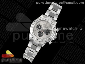 Daytona 116509 VRF 1:1 Best Edition Steel Silver Dial on SS Bracelet A7750