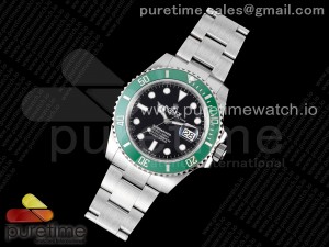 Submariner 41mm 126610 LV Kermit 904L Steel Clean 1:1 Best Edition VR3235