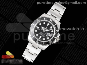 Submariner 41mm 126610 LN Black Ceramic 904L Steel Clean 1:1 Best Edition VR3235