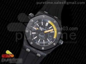 Royal Oak Offshore Diver Lite PVD Black/Yellow Dial on Black Rubber Strap A3120