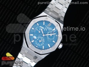 Royal Oak 41mm 26120 SS TWA Best Edition Blue Dial on SS Bracelet A2329