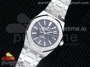 Royal Oak 41mm 15400 SS OMF 1:1 Best Edition Black Textured Dial on SS Bracelet A3120