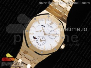 Royal Oak 41mm 26120 YG TWA Best Edition White Dial on YG Bracelet A2329