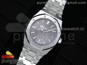 Royal Oak 41mm 15500 SS OMF Best Edition Gray Textured Dial on SS Bracelet MIYOTA 9015