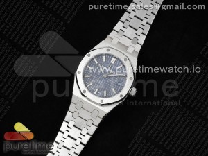 Royal Oak 77351 Ladies SS NTF Best Edition Blue Dial on SS Bracelet A5800