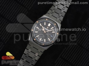 Royal Oak 34mm PVD 8F Best Edition Black Dial on PVD Bracelet A5800