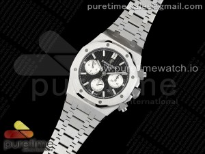 Royal Oak Chrono 26331 SS IPF 1:1 Best Edition Black/White Dial on SS Bracelet A7750