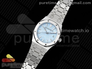 Royal Oak 34mm SS BF Best Edition Ice Blue Dial on SS Bracelet A5800