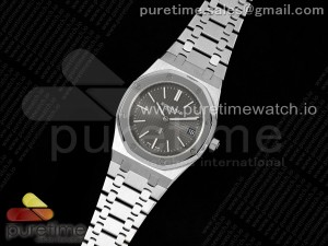 Royal Oak 39mm 15202 SS IPF 1:1 Best Edition Gray Textured Dial on SS Bracelet A2121