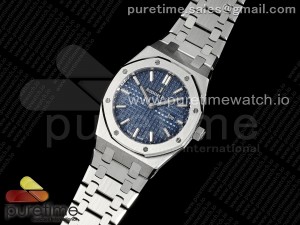 Lady Royal Oak 33mm SS ZF 1:1 Best Edition Blue Dial on SS Bracelet ETA Quartz