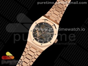 Royal Oak 41mm Openworked 15407 RG THBF 1:1 Best Edition on RG Bracelet SA3132