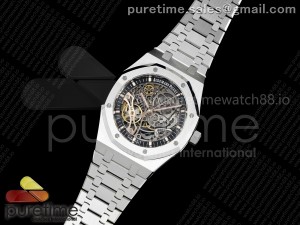 Royal Oak 41mm Openworked 15407 SS THBF 1:1 Best Edition on SS Bracelet SA3132 V2