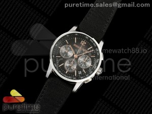 Code 11.59 Chrono 26393 SS APPF Best Edition Gray/RG Dial on Black Nylon Strap A4401