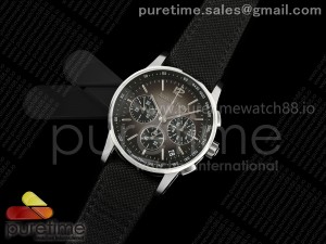 Code 11.59 Chrono 26393 SS APPF Best Edition Gray/SS Dial on Black Nylon Strap A4401