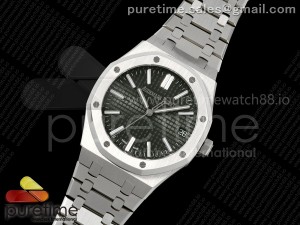 Royal Oak 41mm 15510 SS RSF 1:1 Best Edition Green Dial on SS Bracelet SA4302 Super Clone
