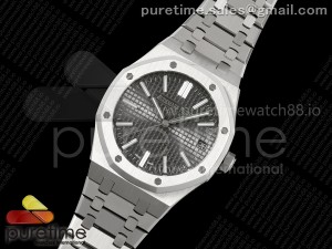 Royal Oak 41mm 15510 SS RSF 1:1 Best Edition Gray Dial on SS Bracelet SA4302 Super Clone
