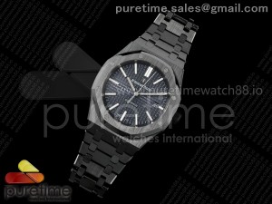 Royal Oak 15400 Black Ceramic THBF 1:1 Best Edition Blue Dial on Ceramic Bracelet SA3120 Super Clone
